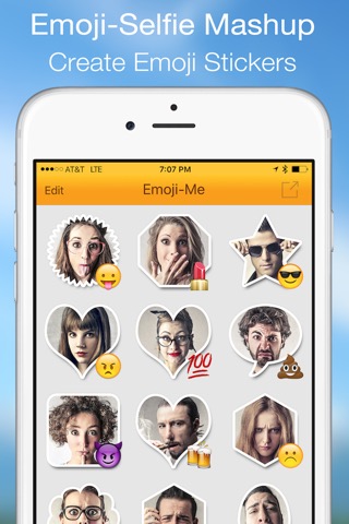 Emoji-Me (Emoji - Selfie Stickers)のおすすめ画像1