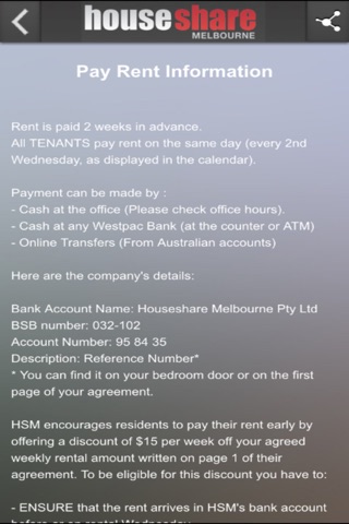 House Share Melbourne HSM screenshot 3