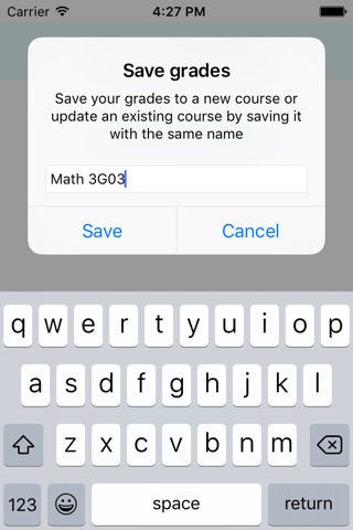 Course Calculator screenshot 3