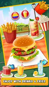 Burger Maker-Free Fast Food Cooking and Restaurant Manager Game for Kids,Boys & Girls screenshot #3 for iPhone