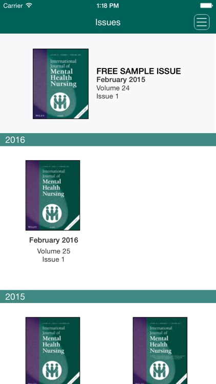 International Journal of Mental Health Nursing