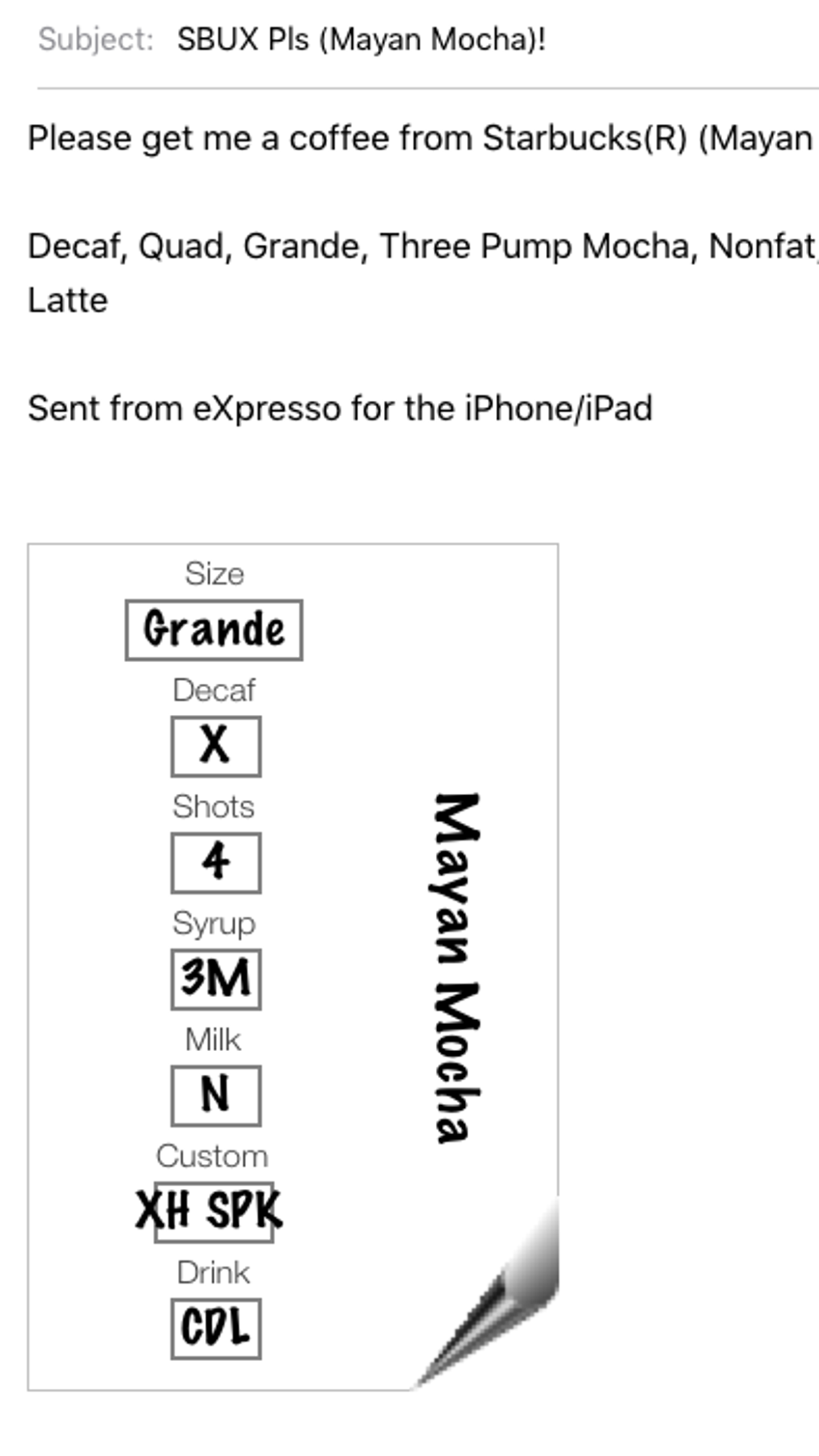 eXpresso!, for Starbucks(R) Coffee screenshot 4