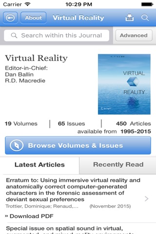 Virtual Reality Journal screenshot 3
