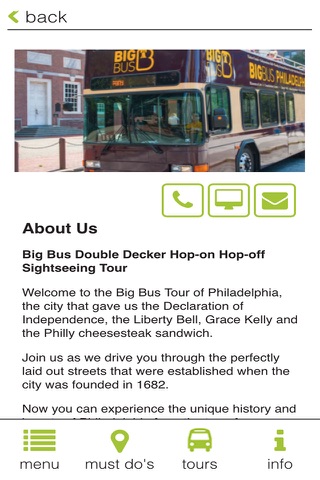 Philadelphia Bus Tours screenshot 2