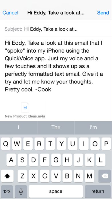 QuickVoice2Text Email (PRO Recorder) Screenshot 3