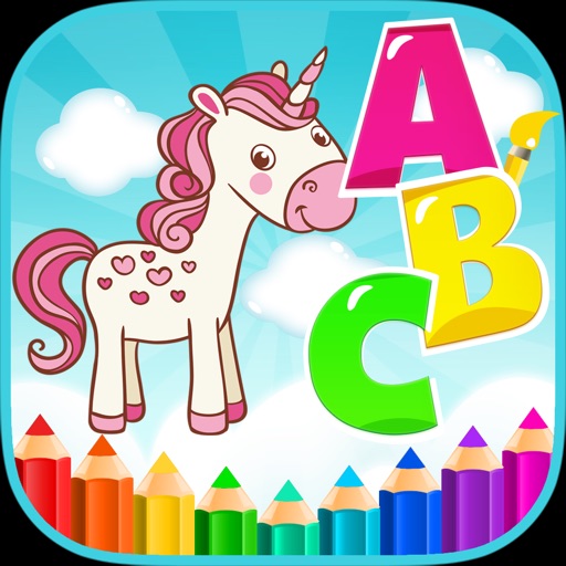 Coloring Book ABC Kids Icon