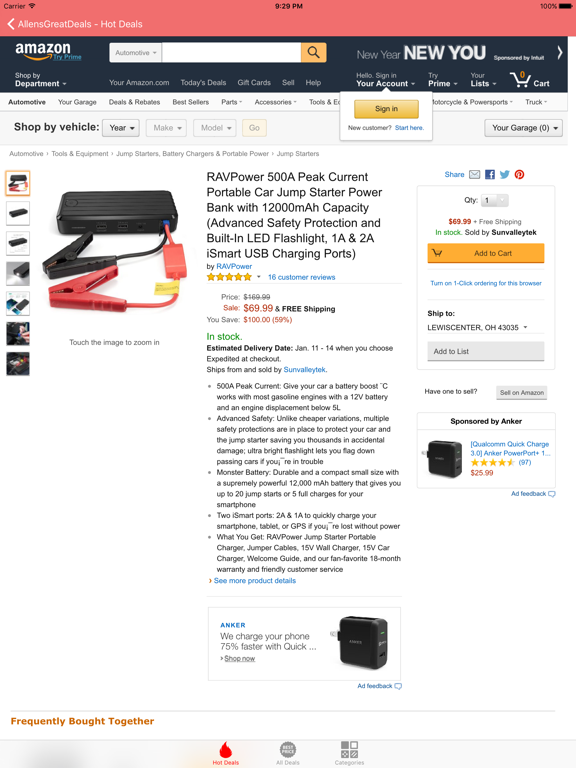 Screenshot #6 pour AllensGreatDeals