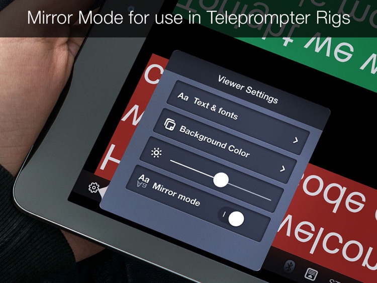 Teleprompter Pro - Scripts, Lyrics & Speech Mirror Prompter