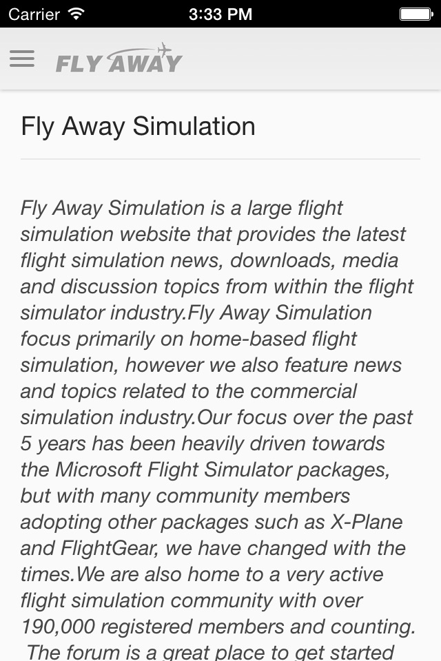 Fly Away Simulation: Flight Simulator News, Reviews & Downloads screenshot 3