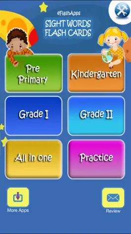 Game screenshot Sight Words - list of sightwords flash cards for kids in preschool to 2nd grade with practice questions apk