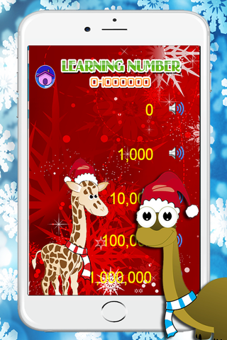 Learning English Numbers 1 to 100 Free by Santa Claus screenshot 3