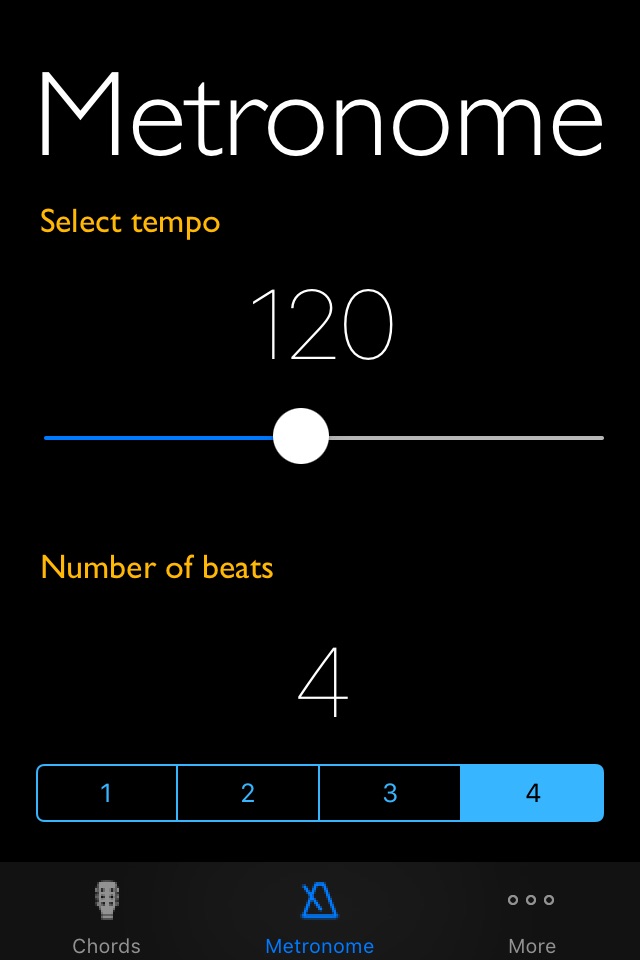 Chord Cheats & Metronome - Chord diagrams, tone generator and metronome for Watch screenshot 2