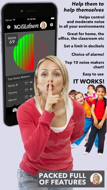 Noise Down - sound manager alarm app screenshot-3