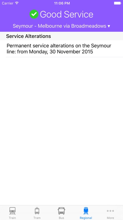 PTnotify - Disruption Information for Public Transport in Melbourne screenshot-3
