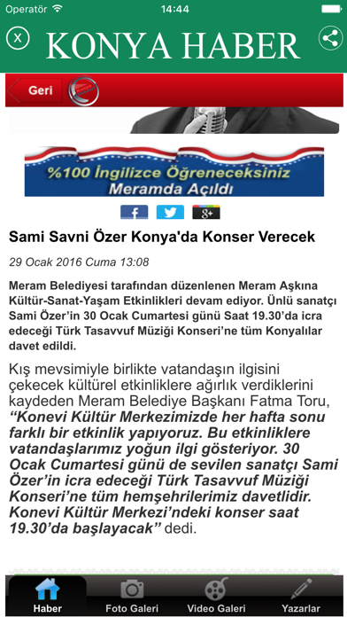 Screenshot #3 pour Konya Haberleri
