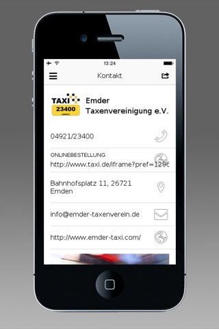 Emder Taxenvereinigung e.V. screenshot 2