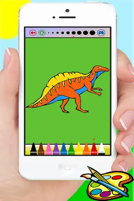 Game screenshot Dinosaur Coloring Book - Dino Drawing for Kids Free Games hack