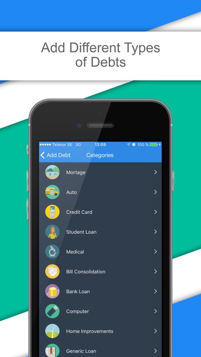 Screenshot #2 pour Debt & Loan Calculator - Pay Off Debts and Loans