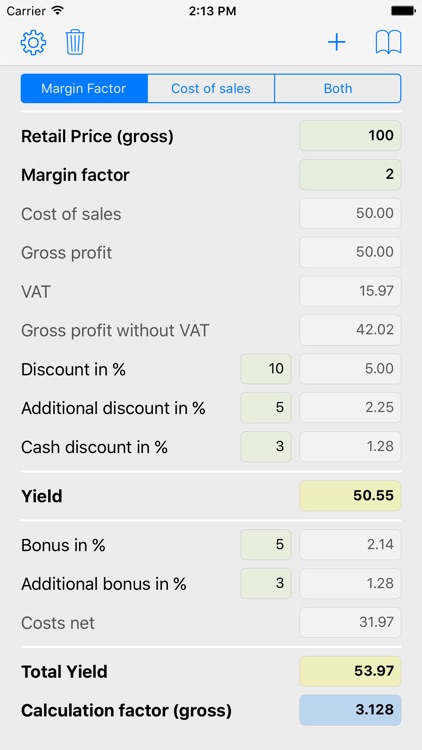 TG Data Calc Free