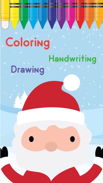 Christmas coloring and alphabet numbers games for kids