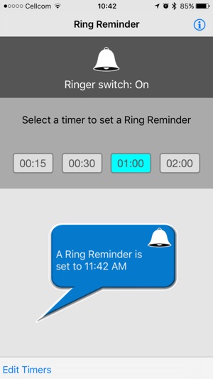 One Click Ring Reminder