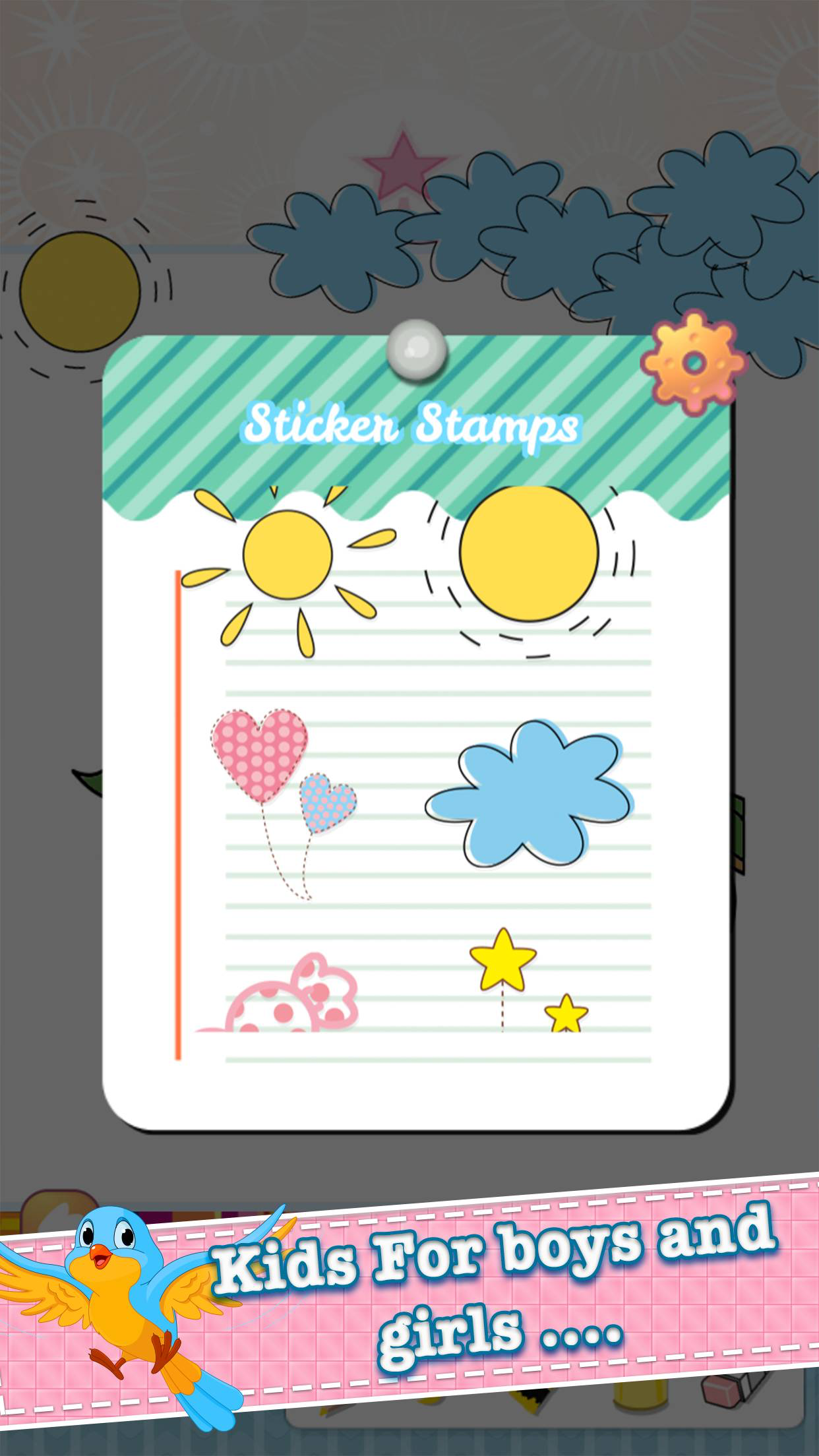 Bird Drawing Coloring Book - Cute Caricature Art Ideas pages for kids screenshot 5