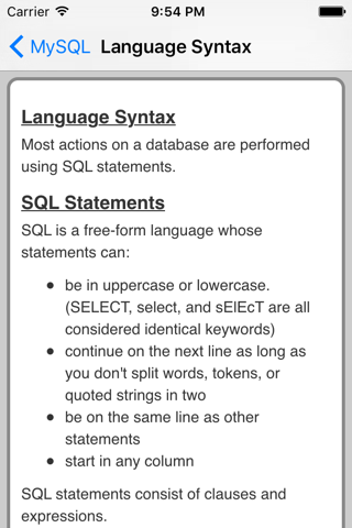 MySQL Pro FREE screenshot 4