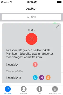 Game screenshot Ingredienslexikon mod apk