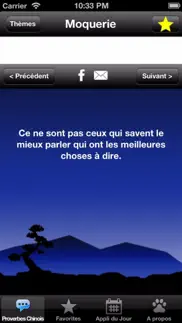 proverbes chinois iPhone Captures Décran 2