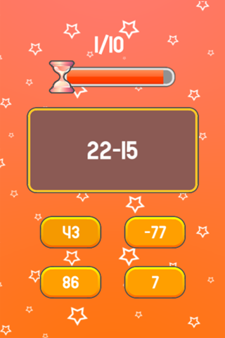First Grade Fast Quick Arithmetic Math Game for Kids | Addition , Subtraction Numbers screenshot 4