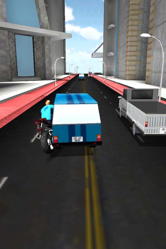 Moto Bike City Traffic  Speed Race 3D screenshot 4