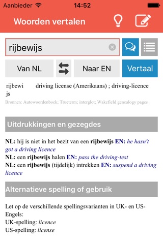 Mijnwoordenboek (NL) screenshot 3