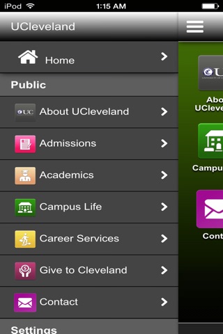 UCleveland screenshot 2