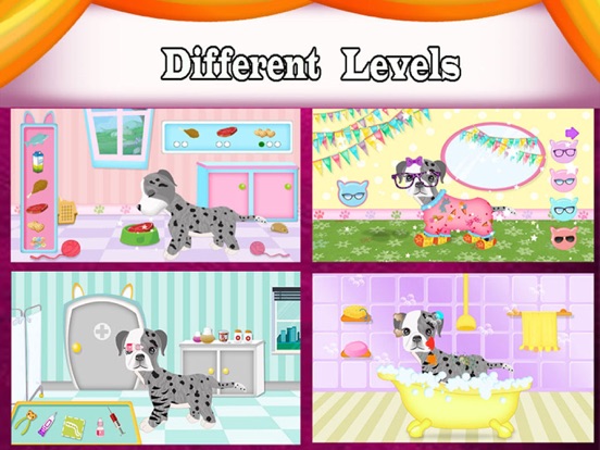 Cute Puppy Love Story - Puppy Play Time iPad screenshot