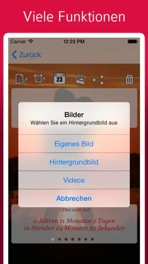 Screenshot von Beziehungsrechner – Liebesrechner: Deine Liebe Im Überblick auf dem iPhone 5