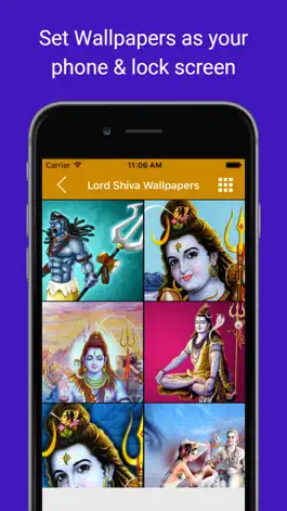 Game screenshot Hindu God & Goddess Wallpapers : Images and photos of Lord Shiva Vishnu, Ganesh and Hanuman as home & lock screen pictures apk