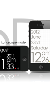 TypoDesignClock - for iPhone and iPod touch screenshot