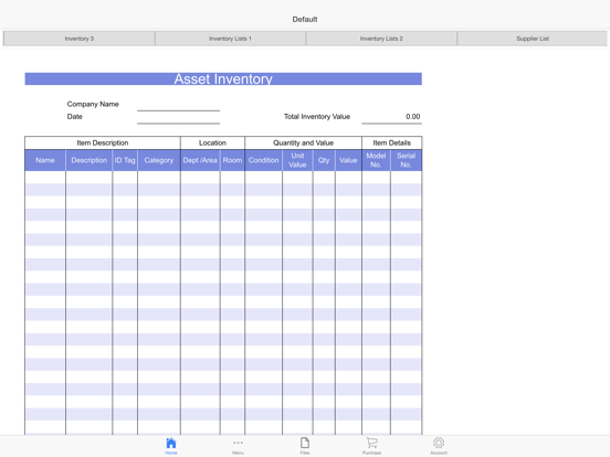Screenshot #4 pour Inventory Lists