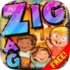 Words Zigzag : Vocabulary for Kids Crossword Puzzles Free