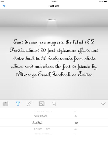 Font Dresser Pro HD screenshot 2