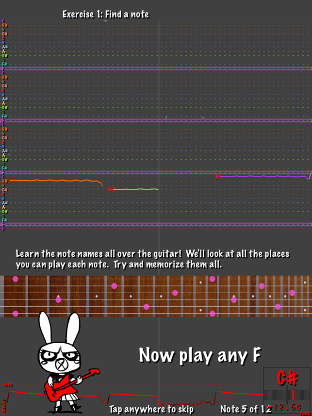 Guitar Rabbit : Notes Quiz, Fretboard Workout and Scale Coac(圖4)-速報App