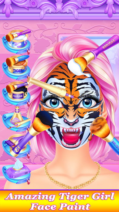 Screenshot #2 pour Crazy Face Paint Party Salon - Makeup & Kids Games