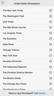 WorldNewspapers Online iphone resimleri 2