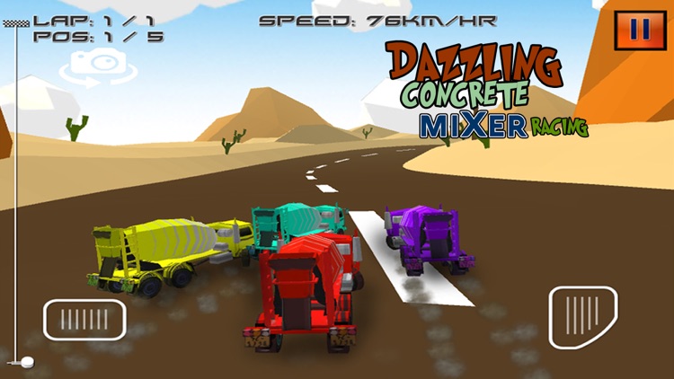 Dazzling Concrete Mixer Racing screenshot-4