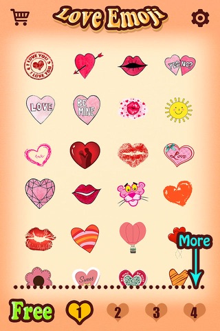 Love Emoji Stickers Pro for Adult Messages & Email on Valentine's Day screenshot 3