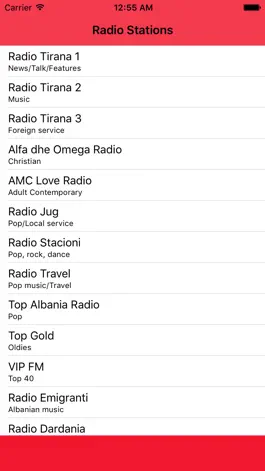 Game screenshot Radio Albania FM - Stream and listen to live online music from your favorite Albanian radio station and channel with the best audio player mod apk