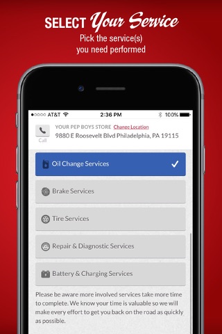 Pep Boys: Schedule Your Auto Service Appointment screenshot 2