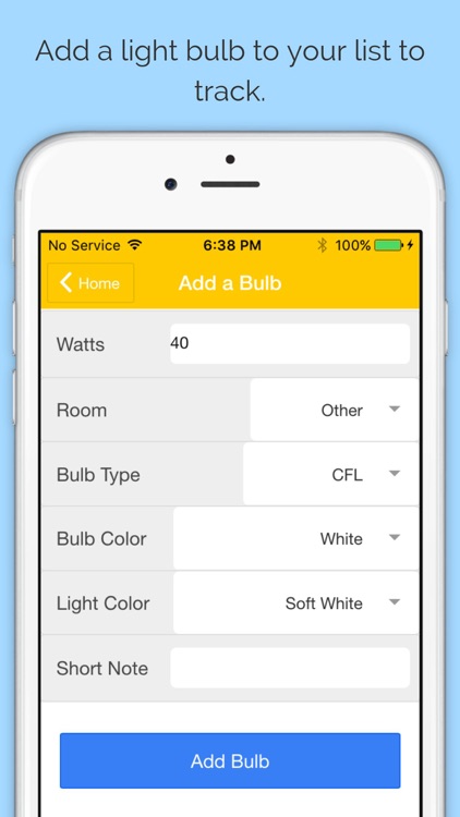 Bulbify - Light Bulb Tracking and Inventory