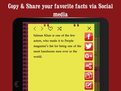 Bollywood facts of movies,actors and actresses from indian/ hindi cinema iPad screenshot