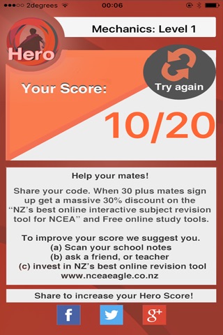 Hero (NCEA Quiz) screenshot 3